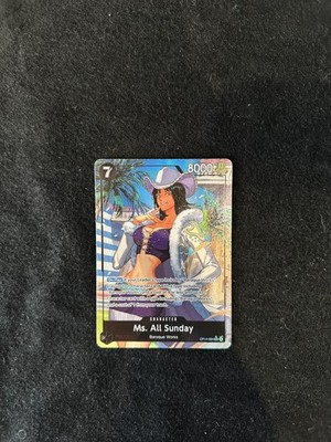 OP14-084 Ms. All Sunday Alt Art SR Super Rare - One Piece TCG - M/NM - Englisch