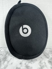 Beats Headphones Carrying Case Black Soft Padded Shell Zip Travel Case OEM