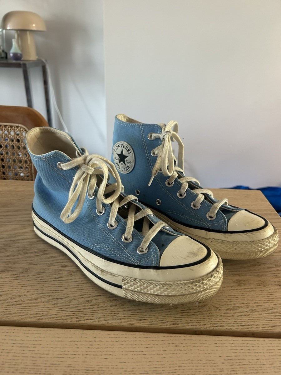Converse Chuck Taylor All Star High Top Blue White Canvas  display picture 3