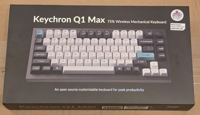 Keychron Q1 Max Wireless Mechanical Keyboard - UK ISO - Barebones