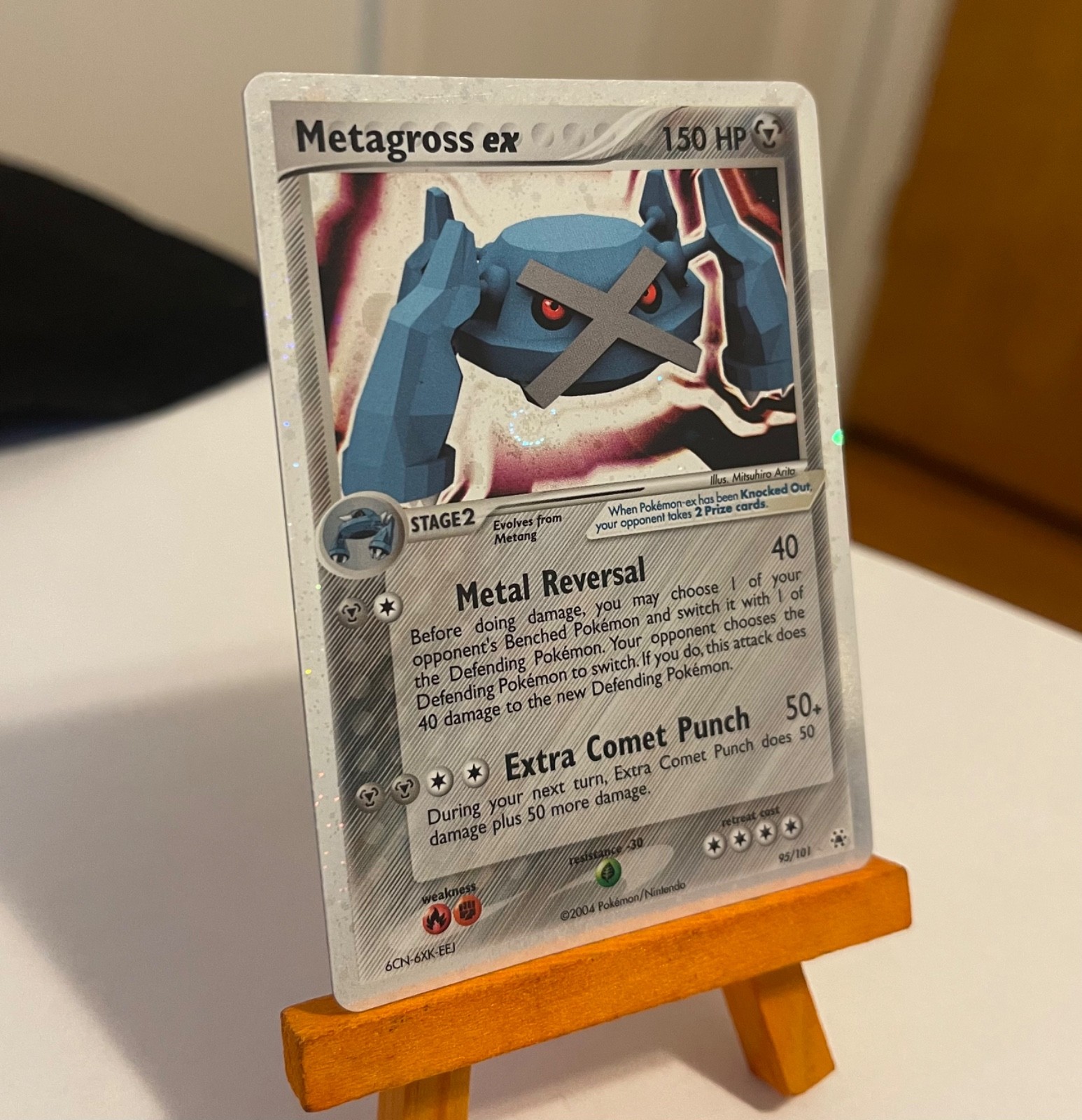Pokemon TCG - Metagross ex 95/101 Hidden Legends - SWIRL 💫 NM 🫧