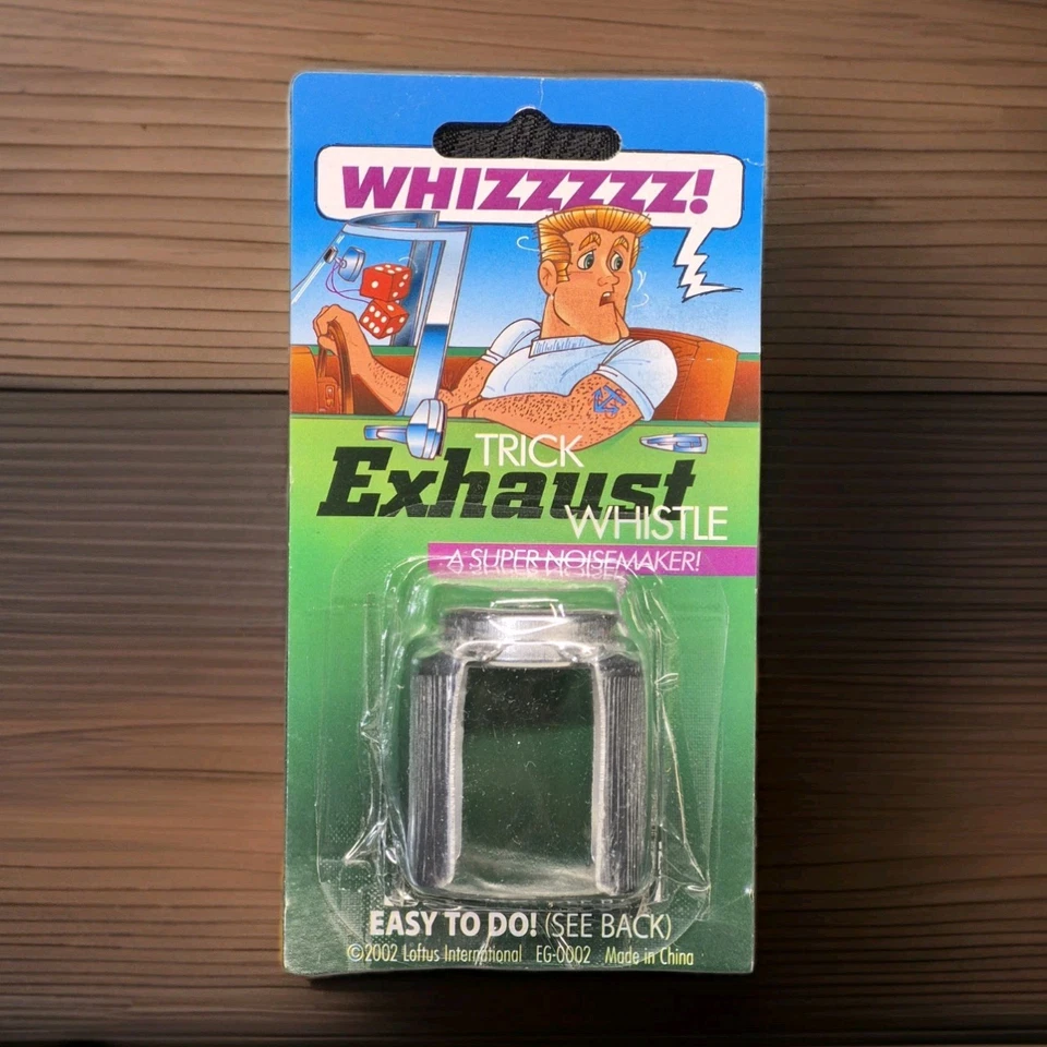 Divertido silbato de escape de coche tubo de cola broma automático práctico silenciador mordaza de ruido  Foto 2 de 4