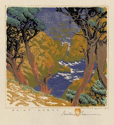 Gustave Baumann - Point Lobos - Coastal Landscape Art Print