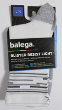 Balega Blister Resistant Light Mini Crew Socks White
