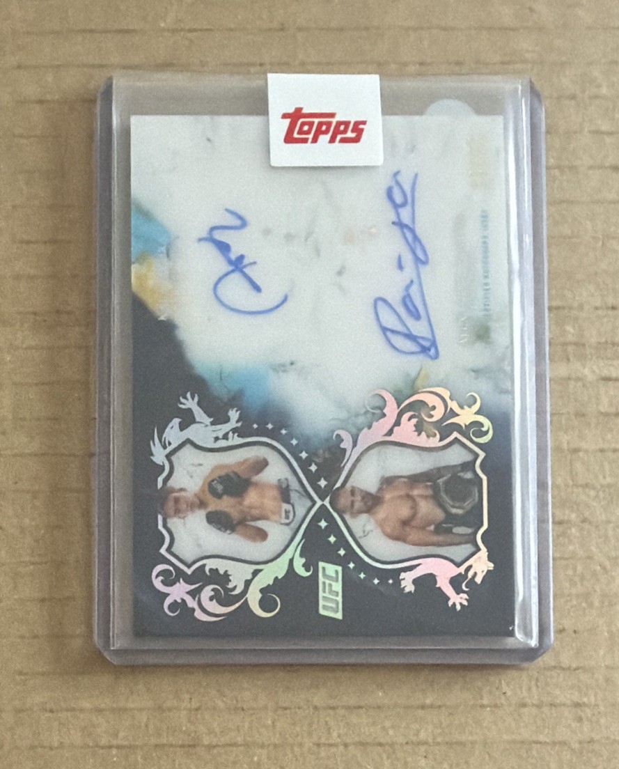 2025 Topps Royalty UFC Kai Asakura Alexandre Pantoja Dual Auto Card /25 Sealed