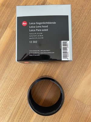 Leica Gegenlichtblende 12302 Lens Hood für SL 75mm SL 90mm und SL 50mm Summicron