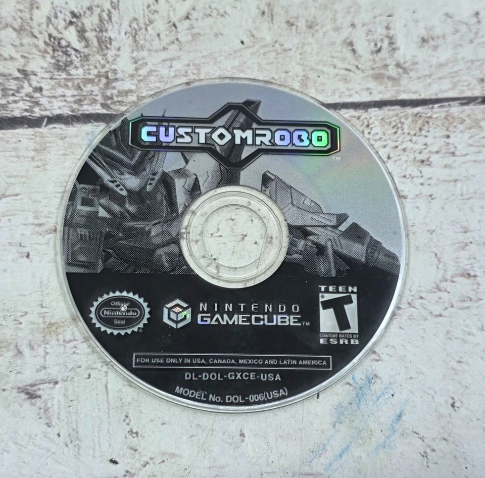 Видеоигра 2004 Custom Robo Nintendo GameCube отдельный диск только протестирована и работает - Изображение 2 из 4