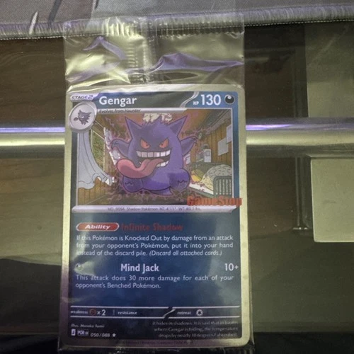 Pokemon TCG Gengar GameStop Exclusive Stamped Promo Sealed