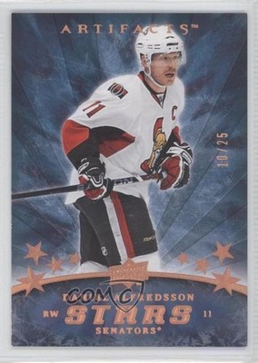 2008 Upper Deck Artifacts Stars Copper Spectrum 10/25 Daniel Alfredsson HOF 0f8
