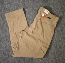 Wrangler Men's Regular Fit Tech Pants, Tan, Size: 34x30, NWT