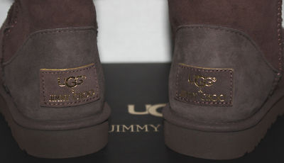 NIB Womens UGG Jimmy Choo Sora Chocolate Boots Size 10 | eBay