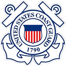 USCG United States Coast Guard 4" Vinyl Decal Sticker