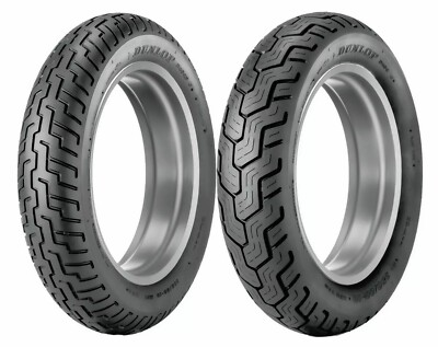 New Dunlop 150/80-16 & 150/90-15 D404 Tire Set For 96-13 Yamaha Royal Star