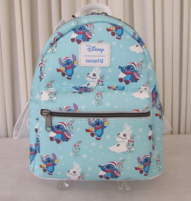 Disney Loungefly Stitch Scrump Snow Day Mini Backpack NWT | eBay display picture 3