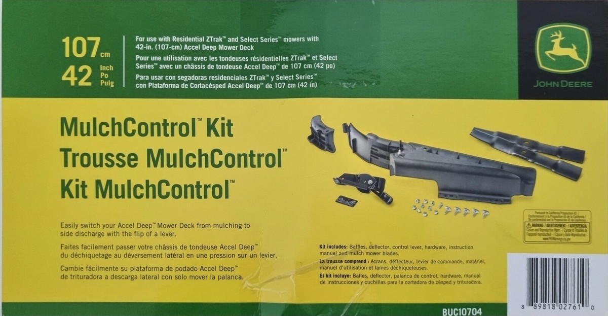 Genuine John Deere X350 Mulch Control Kit 42 Deck BUC10704