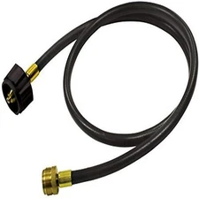 Backyard Grill Adapter Propane LP Hose 1 lb. to 20 lbs 4' Long Portable Tabletop