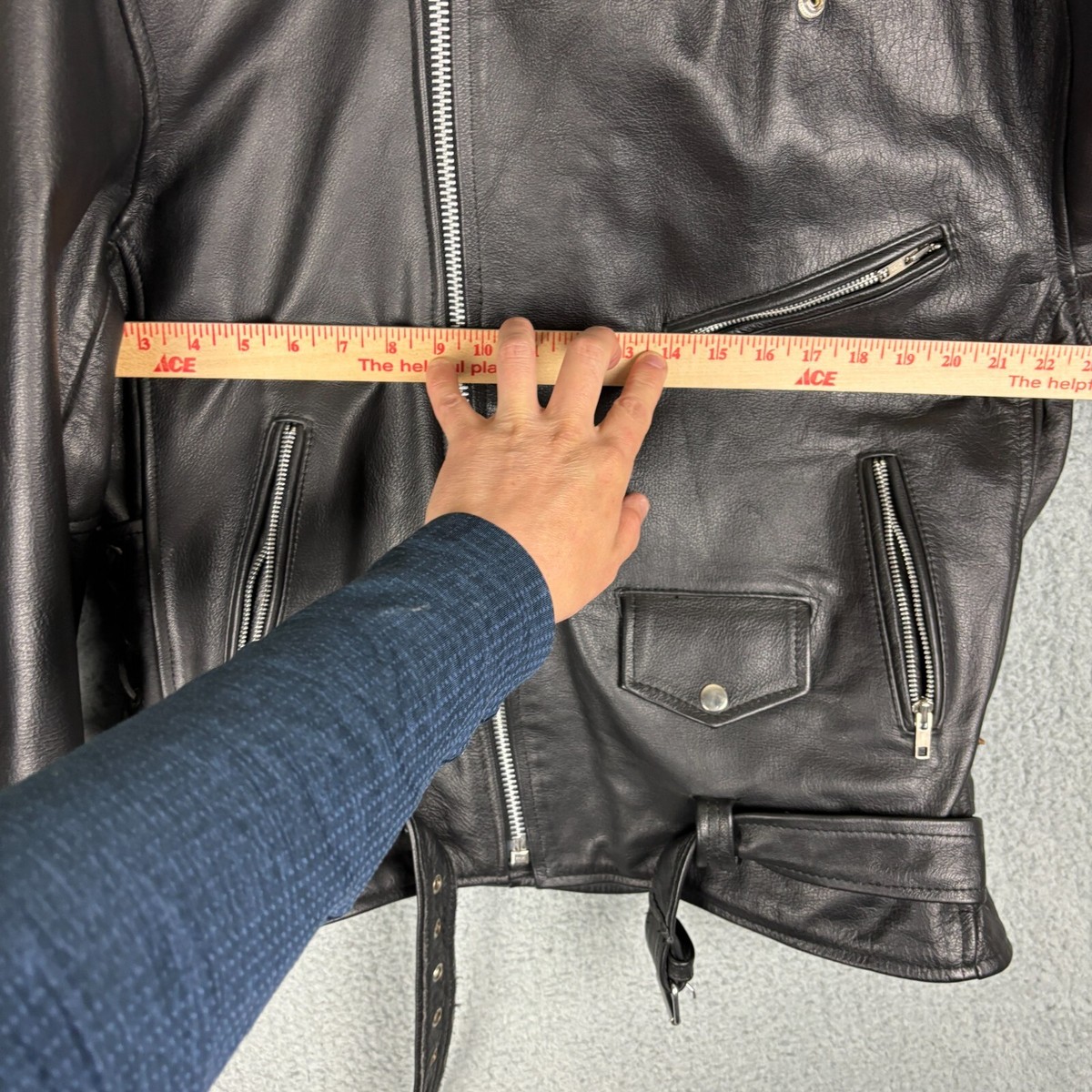 ALLSTATE LEATHER ダブルライダースジャケット サイズ52 ALLSTATE LEATHER ダブルライダースジャケット サイズ52