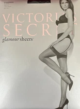 VICTORIA'S SECRET STOCKINGS SIZE SMALL, Glamour Sheers, Signature Lace 2 Pr Pack