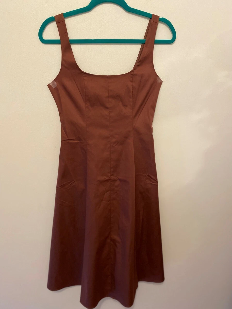 club monaco paneled midi dress