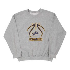 Lady Jets Unbranded Sweatshirt - XL Grey Cotton Blend