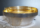 VTG 1940s 916 Silver GOLD PLATED Russia USSR Candy Sugar Bowl Basket Handle 181g — photo 4
