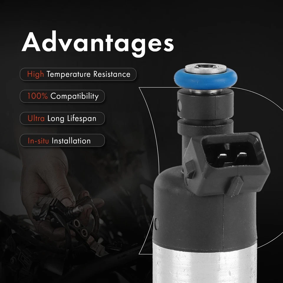 8 件燃油喷射器适用于凯迪拉克 Allante 1989 - 1992 雪佛兰 Corvette 1990 - 1992 V8 4.5L — 第 4/4 张图片