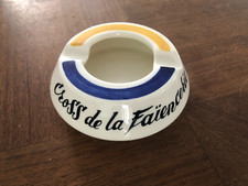 CENDRIER EN FAÏENCE DE GIEN " CROSS DE LA FAÏENCERIE " GIEN - 12 Février 1961