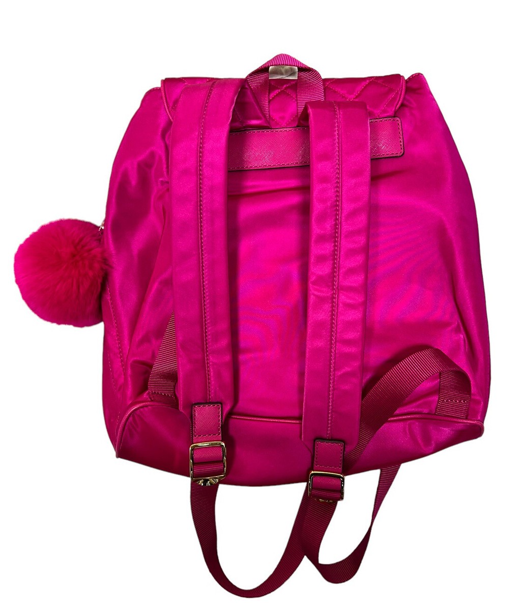 Michael Kors Quilted Backpack Fuchsia Pink | eBay