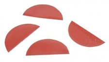 1953-1962 Corvette Filter Gauge Letter Red 4 Pieces