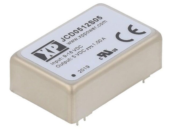 JCD0512S05 Wandler: Dc/Dc 5W Ueing: 9-18V 5VDC Iausg: 1A 18G 266Khz Out: 1 Xp Po-image