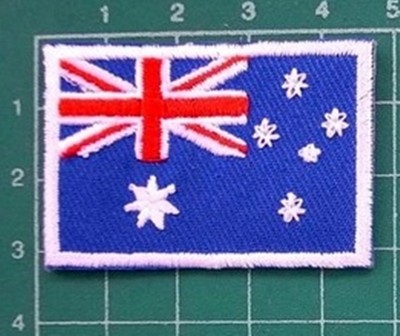 High Quality Country Flag Emblem Embroidered Iron On Patch 1.6"X2.4" Arm Badge E - Foto 8
