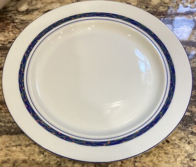 FOUR (4) DANSK NEW SCANDIA BLUE BAND SALAD PLATES 9 D EX COND MULT AVAIL