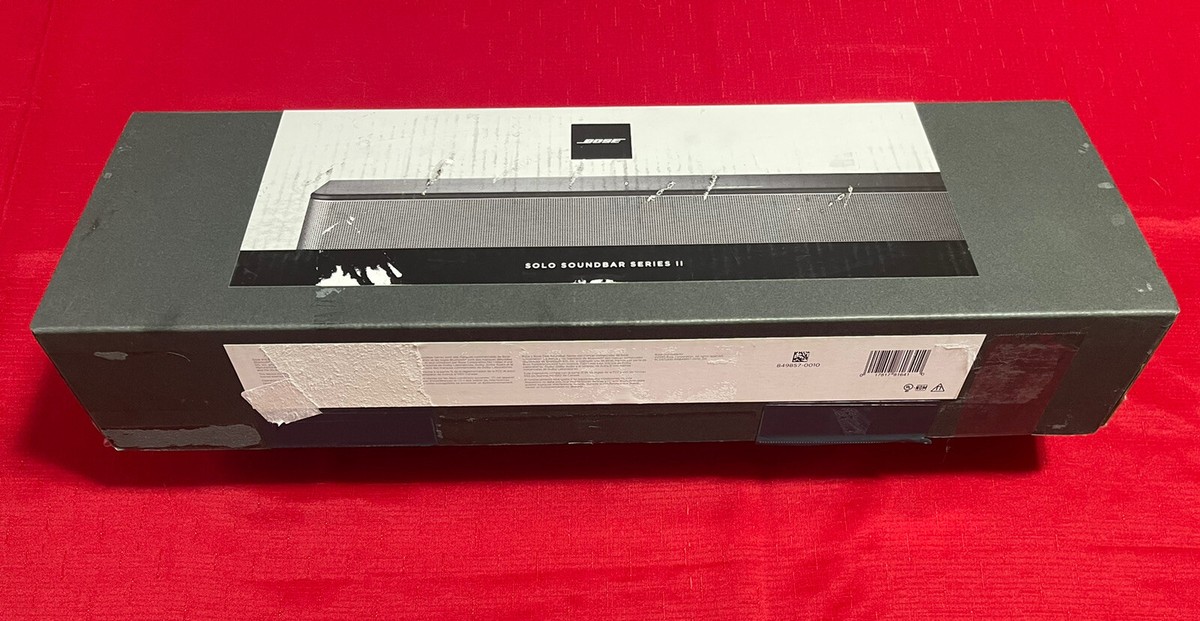 Bose Solo Series II Soundbar - Black (849857-0010) Open Box | eBay