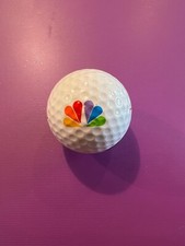 LOGO GOLF BALL-RARE VINTAGE ORIGINAL NBC TELEVISION BROADCAST