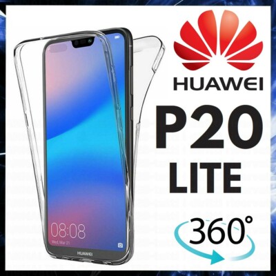 360° COVER for Huawei P20 Lite TRANSPARENT silicone TPU back front case