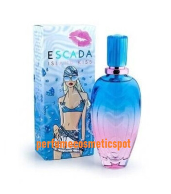 NIB ESCADA ISLAND KISS FOR WOMEN 3.4 OZ / 100 ML EAU DE TOILETTE SPRAY RARE HTF