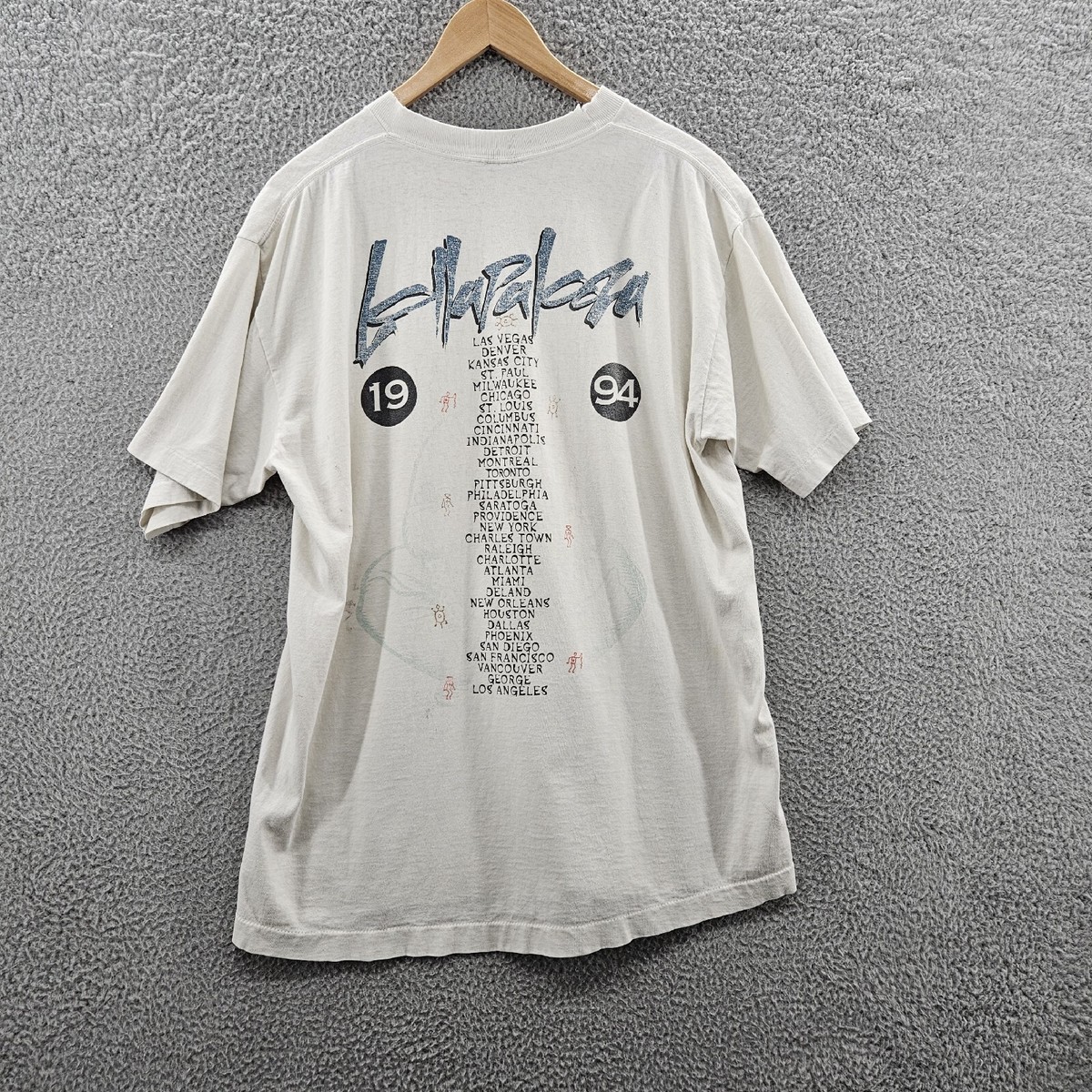Vintage Lollapalooza 1994 Shirt Size XL Giant Single Stitch