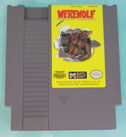 Werewolf The Last Warrior (NES 1990) Data East Nintendo System Video Game WORKS