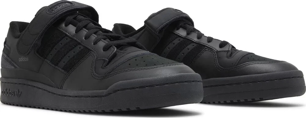 adidas Forum Low Triple Black | eBay