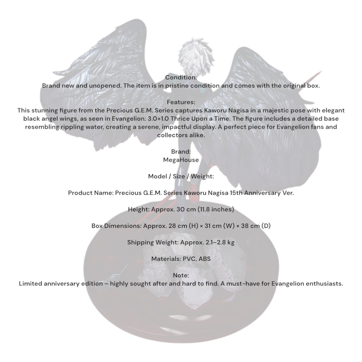 Precious G.E.M.　渚カヲル　15th Anniversary Rebuild of Evangelion Precious G.E.M. Series 15th