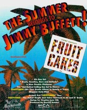 1994 Jimmy Buffett "Fruit Cakes" Album Release Music Industry Promo Reprint Ad