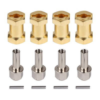 RC Hex Adapter 12mm Messing Mitnehmer Crawler Zubehör für 1/10 RC Crawler Axi...