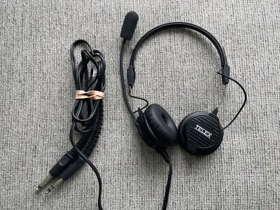 Telex 850 Airman ANR Pilot Headset | eBay