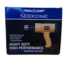 SEEKONE Heat Gun 1800W Heavy Duty Hot Air Gun Kit Variable Temperature Contro...