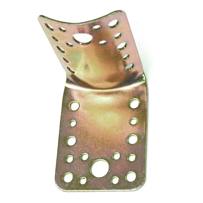 8 Pz Staffe Angolari Piatta, Squadrette Angolari Piastre Staffa Piatta Forata Per Legno, L Staffa Angolare Piatte, Supporto Piastre Di Giunzione Per - Foto 7