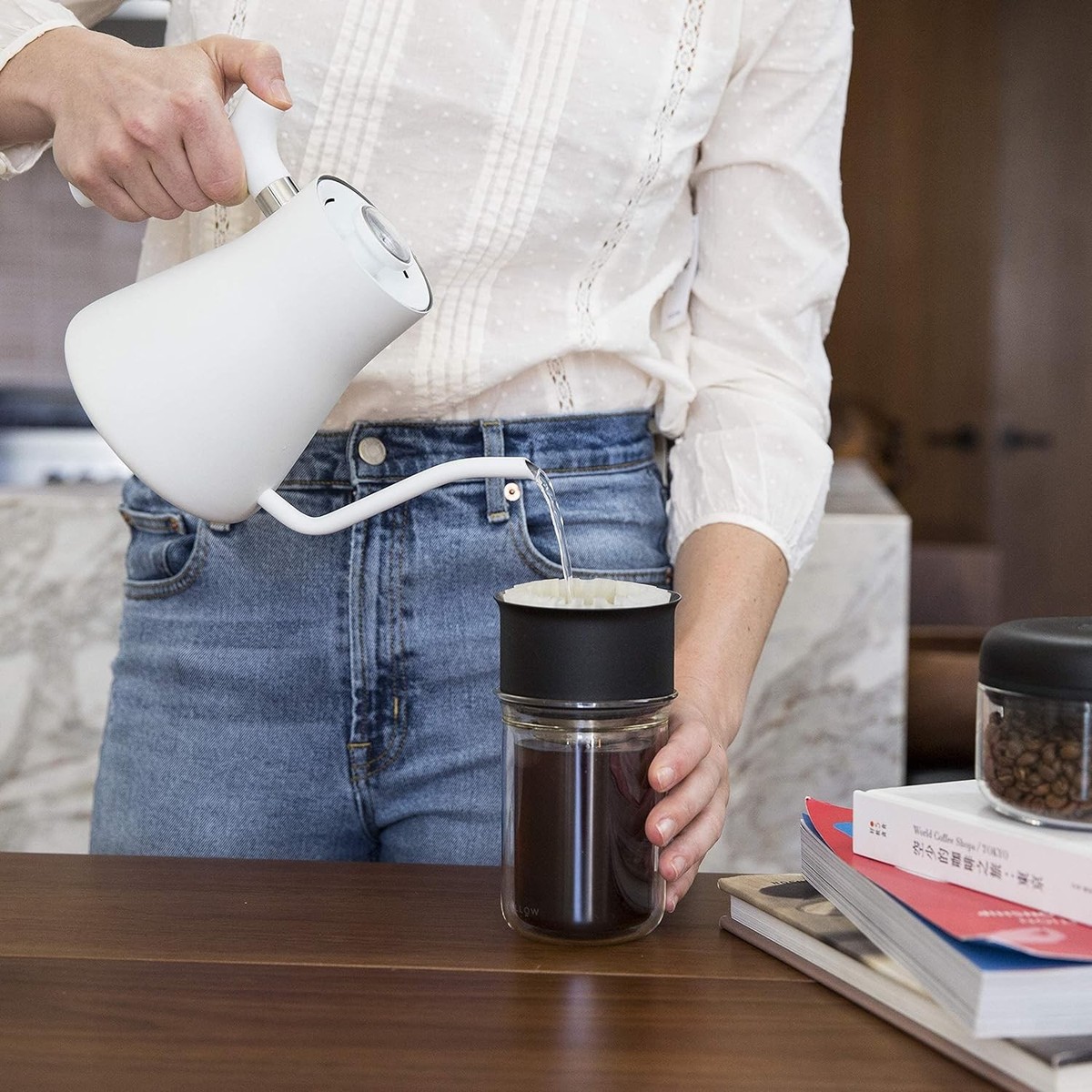 Fellow Stagg Stovetop Pour-Over 1 Liter Coffee & Tea Kettle, Matte