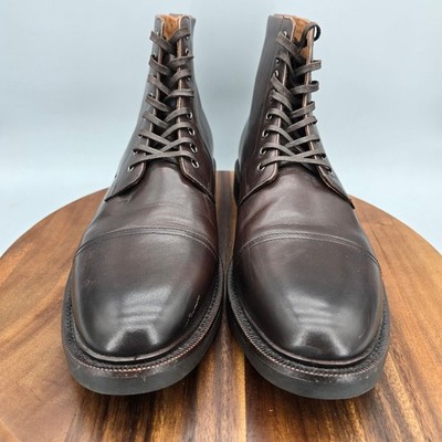 Polo Ralph Lauren Asher Boots Mens 14 M Brown Leather Cap Toe Lace Up Casual Amazon.com | POLO RALPH LAUREN Asher Cap Toe Polo Brown Calf  main image 4