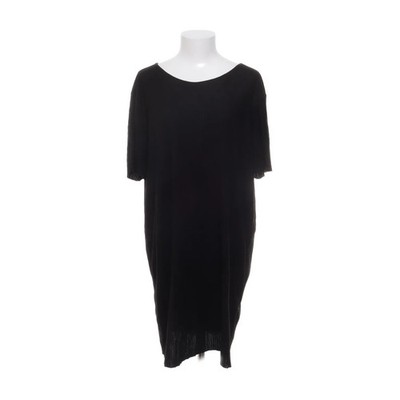 VILA, Kleid, Größe: L, Schwarz, Einfarbig, Rippenstrick, Damen #G2S