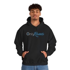 ONLY RAMS Hoodie Premium Unisex Fleece Pullover for Truck Owners
