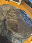 5 Restoration Hardware Nappa Leather Solid Pillow Cover 20” Rounds — photo 3